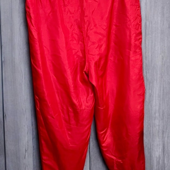 Striking Red Lined 100% Silk Pants - Picture 1 of 4